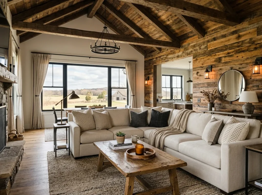 Rustic Wood Accent Wall