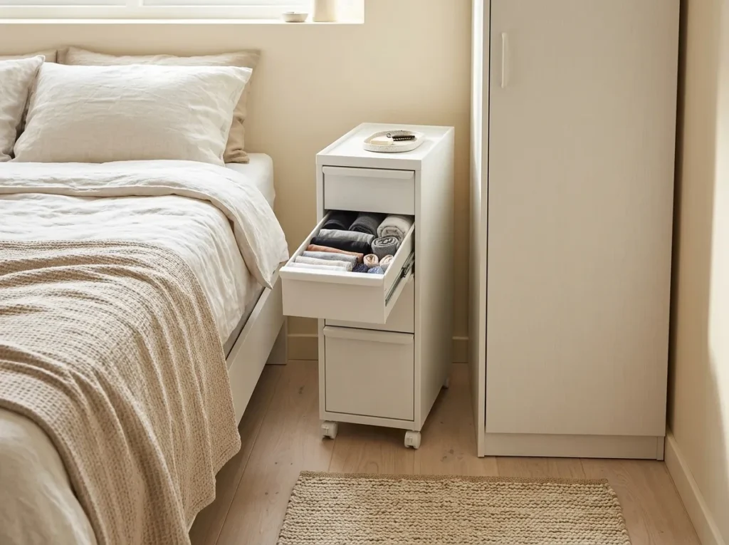 Slim Rolling Drawers
