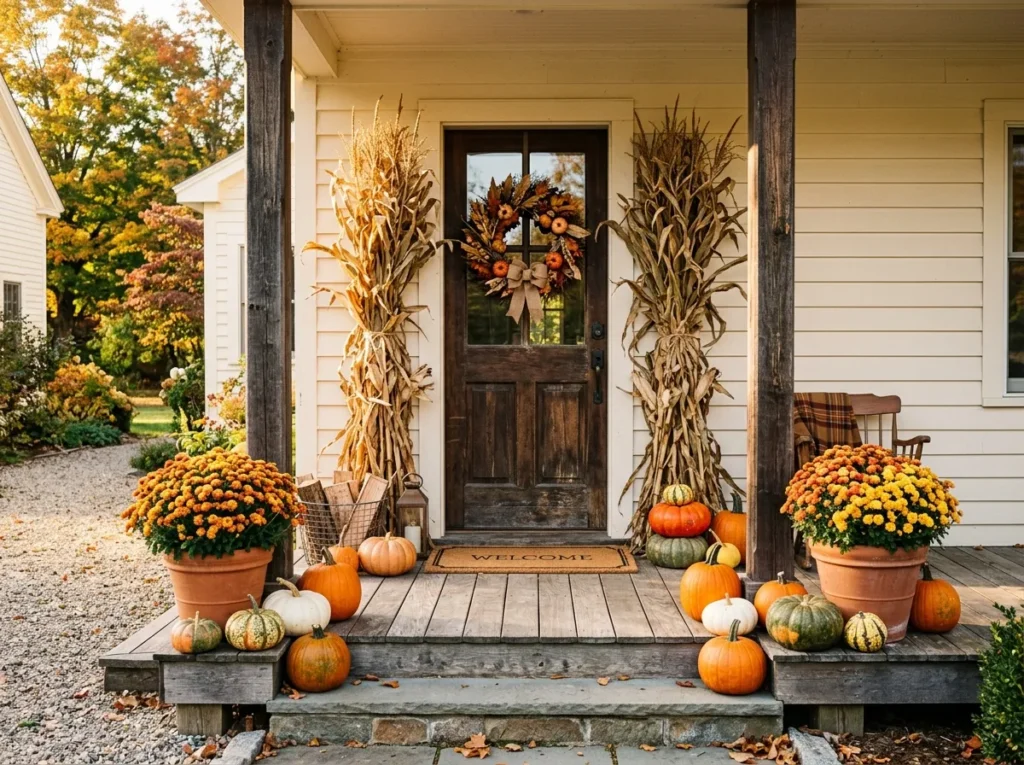 Tall Cornstalk Accents