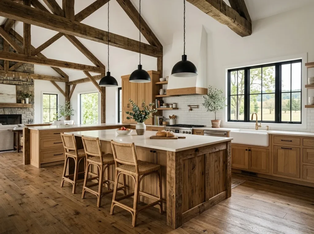 Wide Farmhouse Island