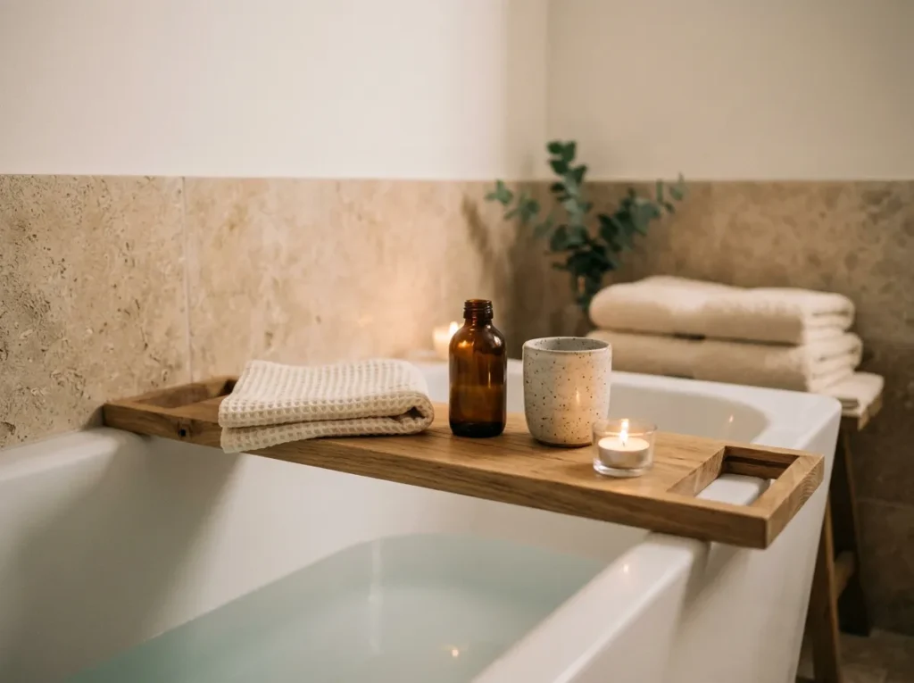 Wooden Bath Tray
